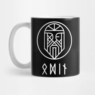 odin god lineart Mug